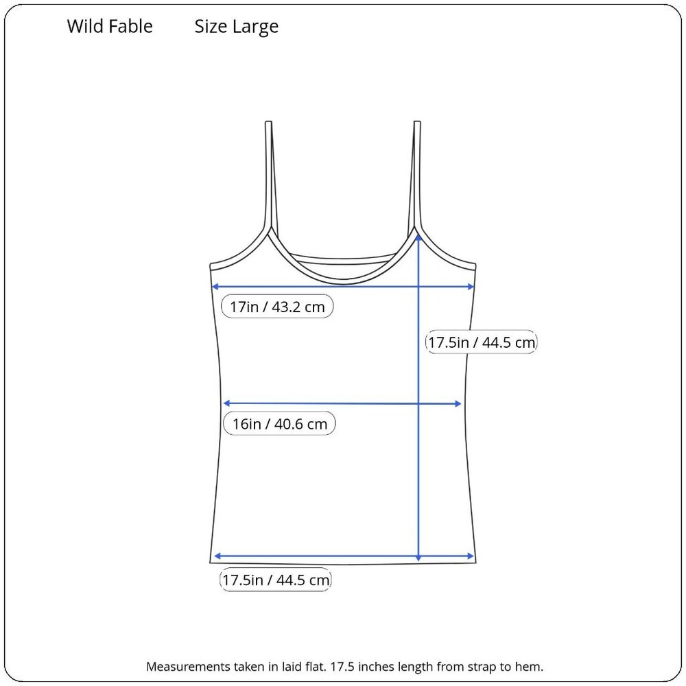 Wild Fable Junior Teens Set Of 2 Spaghetti Strap Summer Camisole Crop Tops Large - Picture 7 of 11
